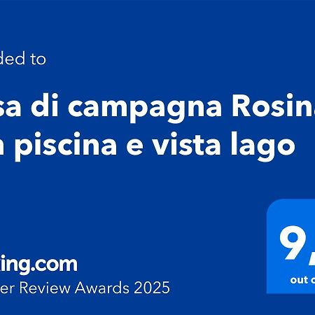Casa Di Campagna Rosina Con Piscina E Vista Lago غْرافيدونا المظهر الخارجي الصورة