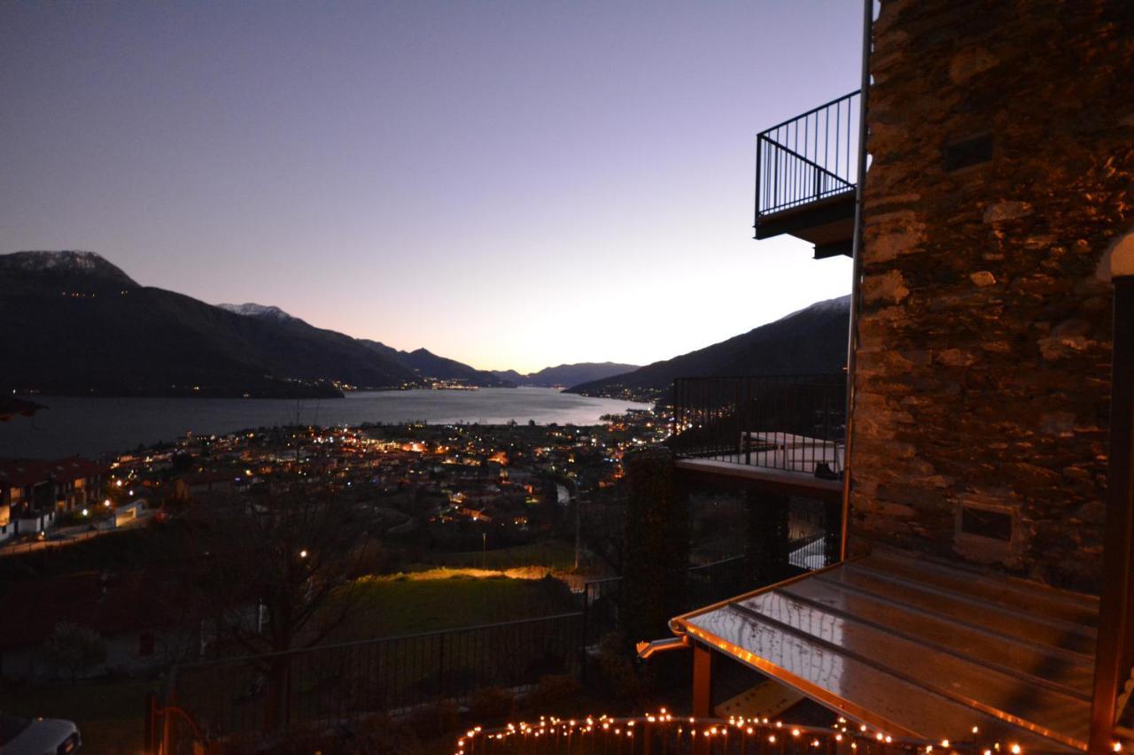 Casa Di Campagna Rosina Con Piscina E Vista Lago غْرافيدونا المظهر الخارجي الصورة