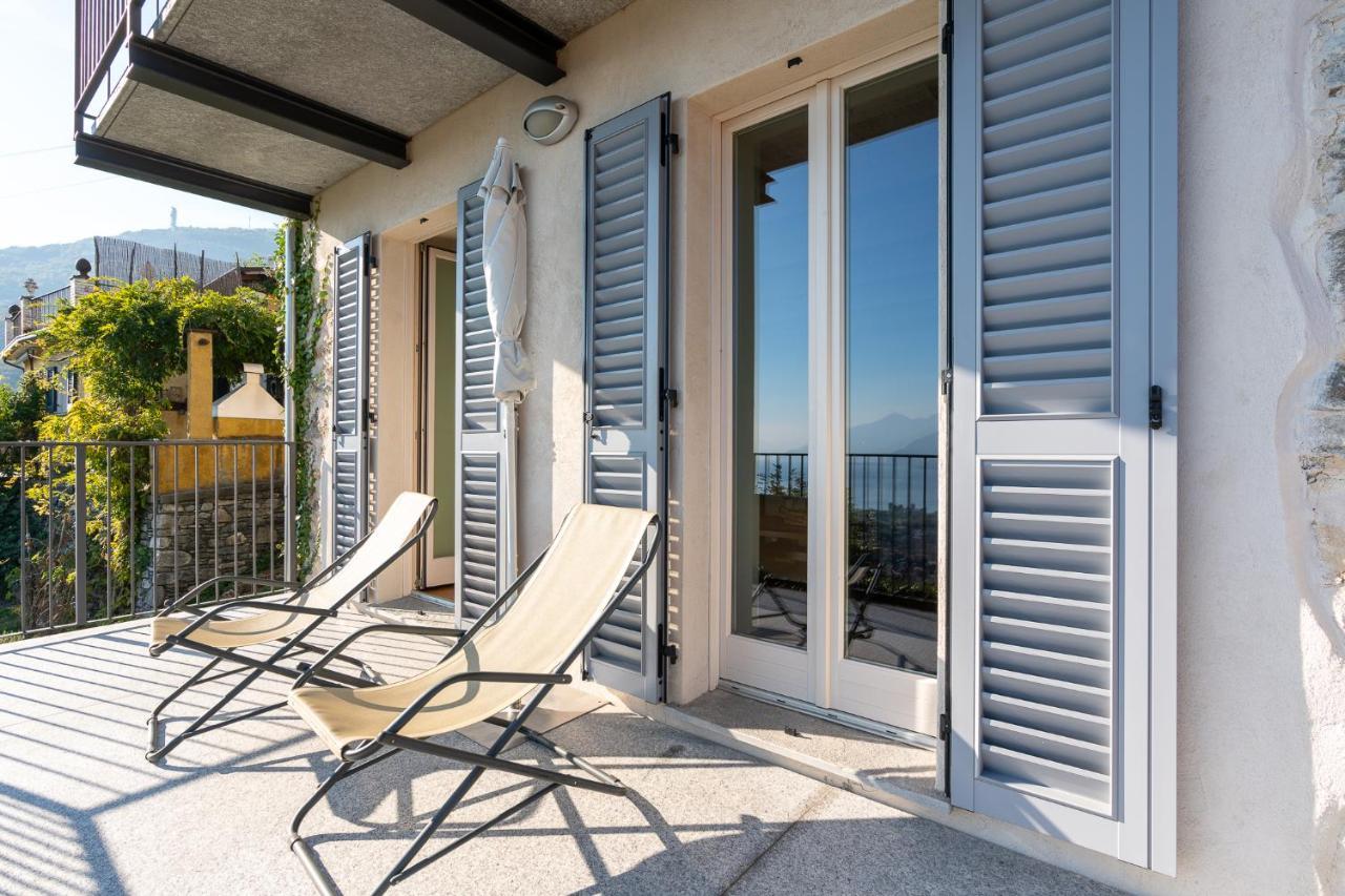 Casa Di Campagna Rosina Con Piscina E Vista Lago غْرافيدونا المظهر الخارجي الصورة