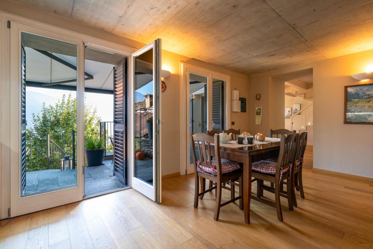 Casa Di Campagna Rosina Con Piscina E Vista Lago غْرافيدونا المظهر الخارجي الصورة