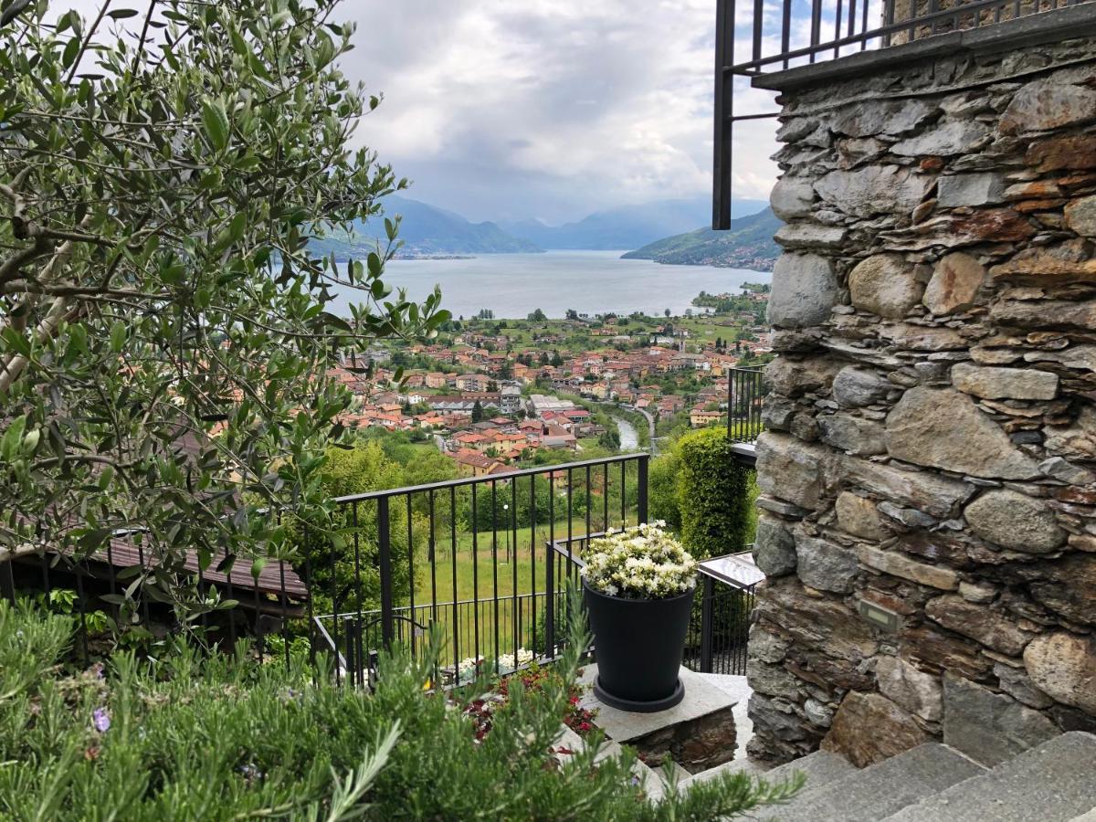 Casa Di Campagna Rosina Con Piscina E Vista Lago غْرافيدونا المظهر الخارجي الصورة